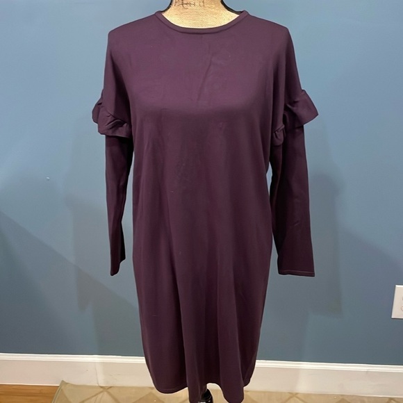 Philosophy Dresses & Skirts - Philosophy Cashmere Blend Plum Dress XL